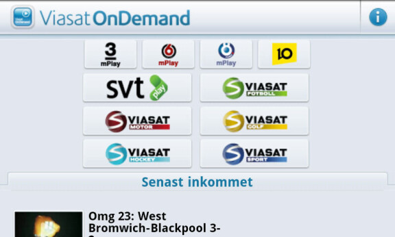 Titta på TV i din Android-mobil