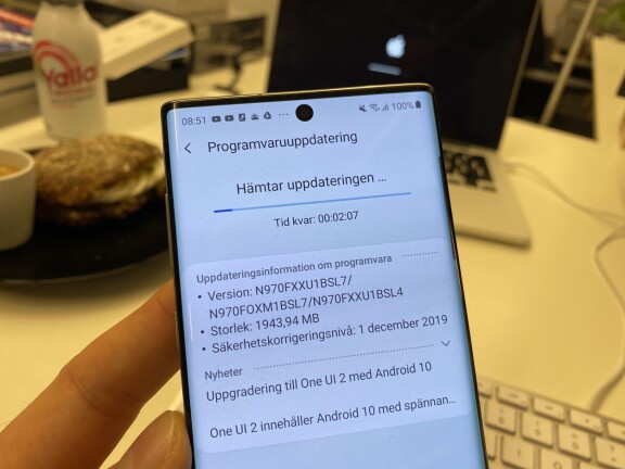 Nu har svenska Samsung Note 10 och Note 10 Plus fått Android 10