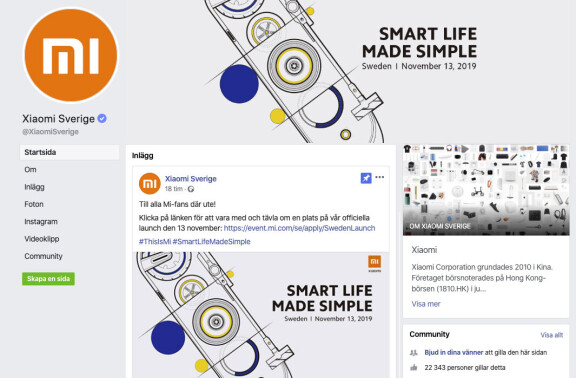 Xiaomi lanseras officiellt i Sverige – bjuder in till Stockholmsevent