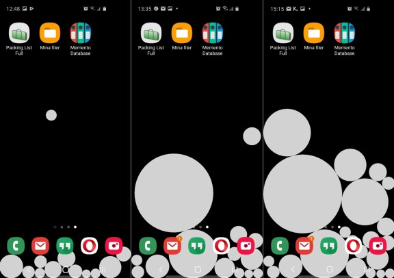 Apptips: Activity Bubbles – Din mobilanvändning som bakgrundsbild