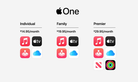 Apple samlar tjänster i paketet Apple One och släpper träningstjänst