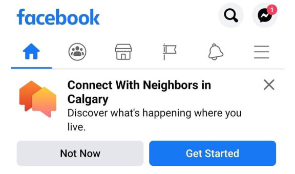 Facebook testar ny funktion för lokal kännedom