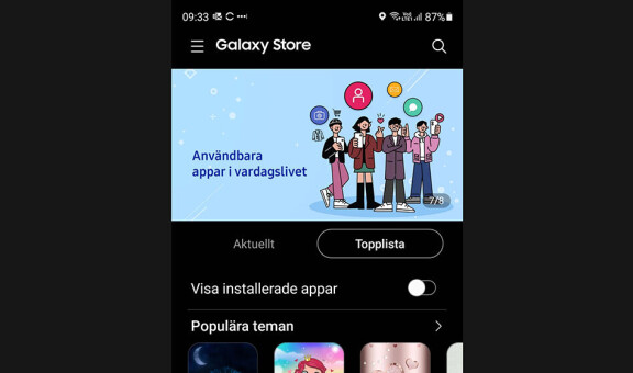 Fler butiker i Android 12 – utökade möjligheter för fler än Google Play