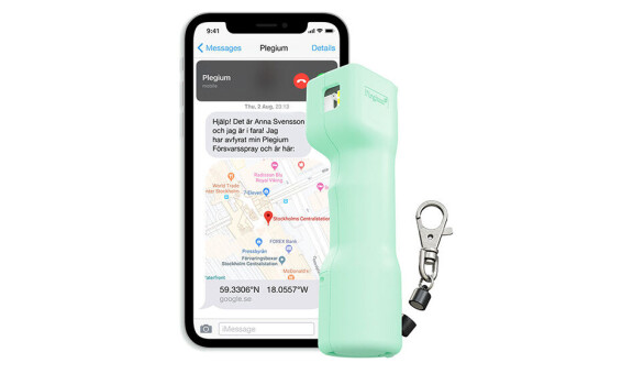 Ny svensk självförsvarsspray larmar även via mobilapp