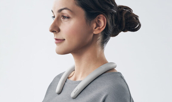 Sony presenterar axelhögtalare