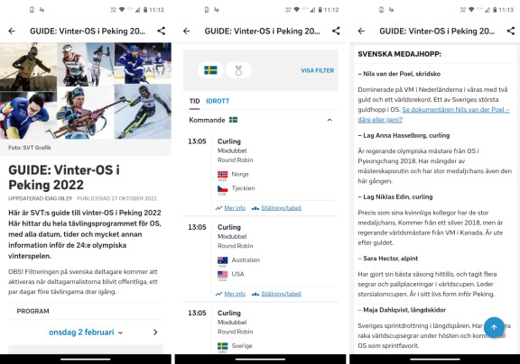 Så följer du OS i din mobil