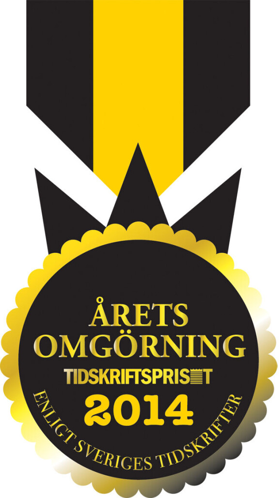 Mobil vinnare av Tidskriftspriset Årets omgörning