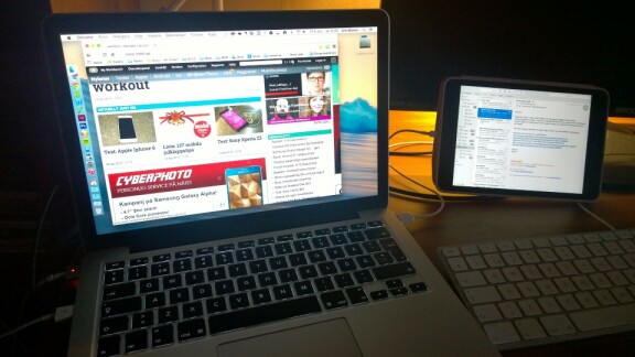 Ipad som extra mac-skärm