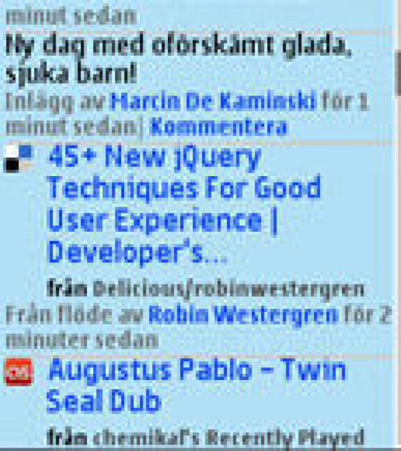 'Som en blandning av blogg och sms'