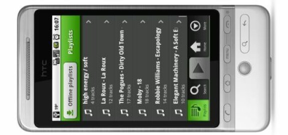 Spotify för Android och Iphone