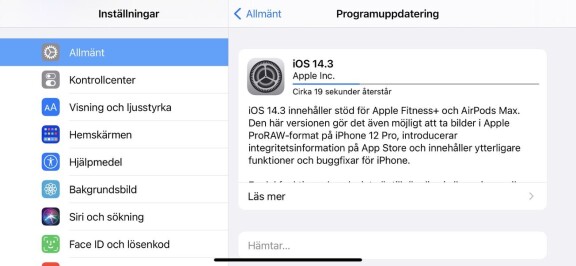 Ios 14.3 finns nu tillgängligt för nedladdning – mycket nytt