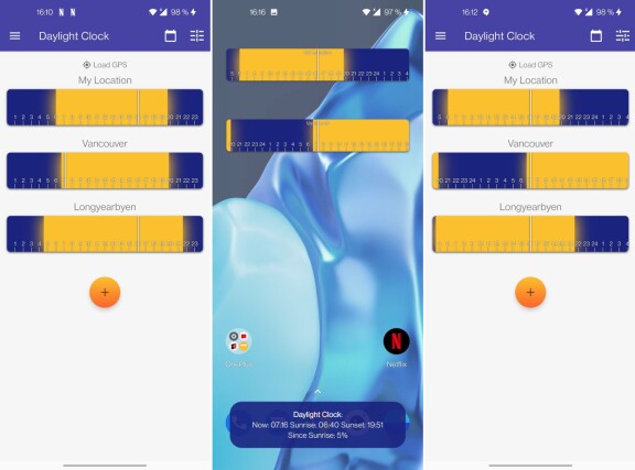 Apptips: Daylight Clock – Sunrise/Sunset Widget