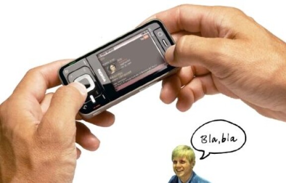 Social med mobilen redan i dag