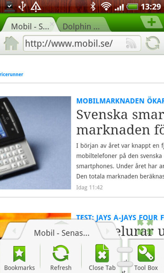 Webbläsare för Android i stort test