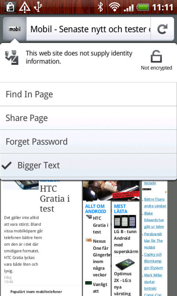 Webbläsare för Android i stort test