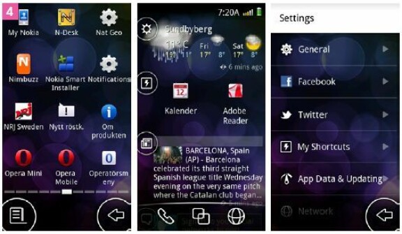Alternativa startskärmar till Nokia