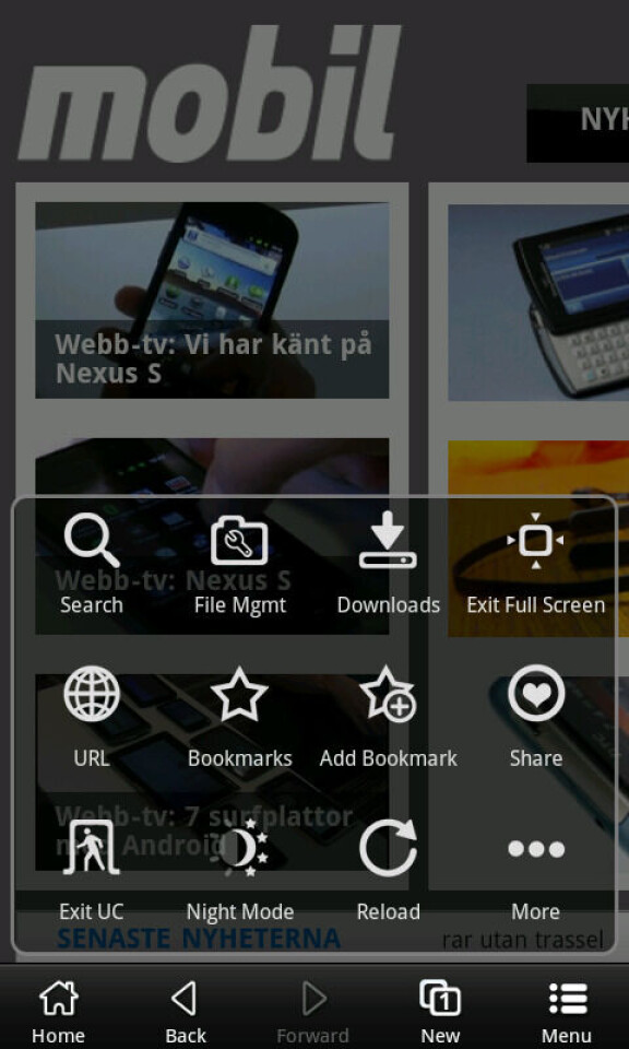 Webbläsare för Android i stort test