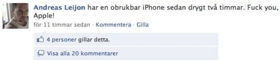 Stora problem med Ios4