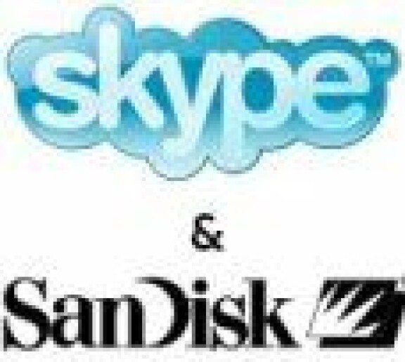 Skype förinstalleras Sandisks minnen