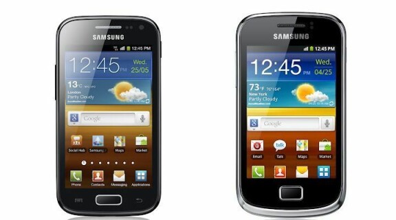 Samsung uppgraderar Ace och Mini