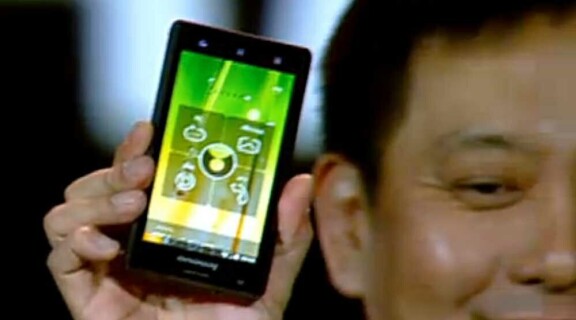Lenovo Lephone K800, en Android-mobil som lanserades på den kinesiska marknaden.