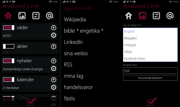 Vi testar Awesome Lock till Windows Phone