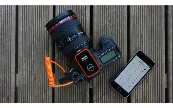 Fjärrstyr systemkameran med mobilen