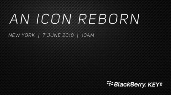 Blackberry Key2 offentliggörs i New York den 7 juni