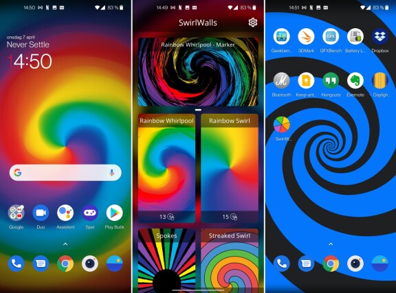 Apptips – SwirlWalls: Interactive UHD Wallpaper Backgrounds