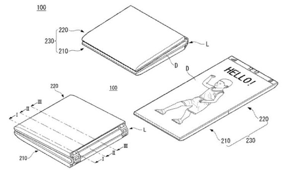 Patent visar LG-telefon med vikbar skärm