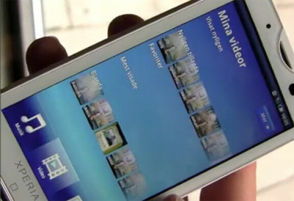 Webb-tv: Sony Ericsson X10